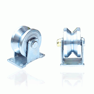 HC-PVR V-angle carrier wheel for lower gate, V-angle-plate type fixed Korea Caster