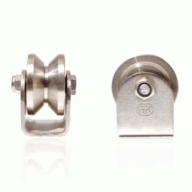 HC-SSVR [SUS] All stainless steel V angle fixed Korea Caster