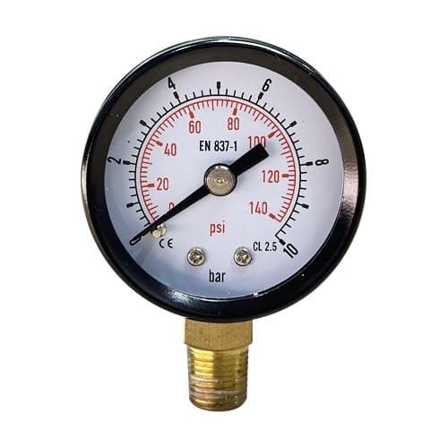 Pressure gauge pneumatic air pressure air 40 thread PT 1/8 pressure range 10kg 10bar