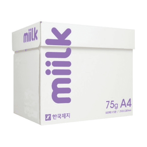 Hankuk Paper Copy Paper Milk A4 (75G) 2500 sheets