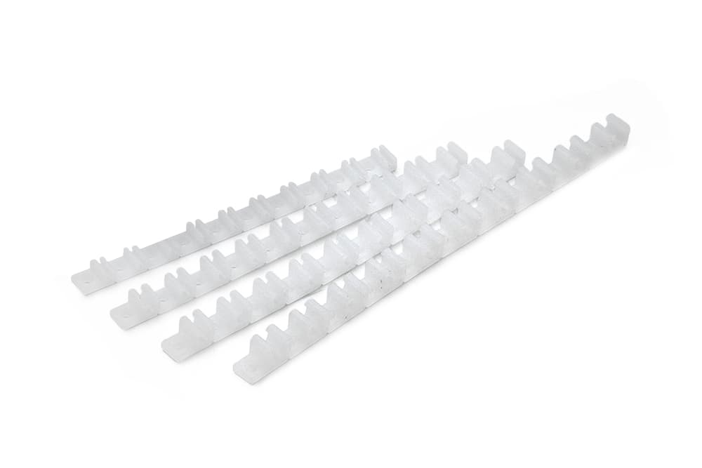 LDPE TUBING CLIP, STRIP, HOLDER