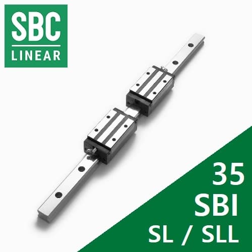 SBC Linear LM Guide: SBI35SL / SBI35SLL / Rail selection