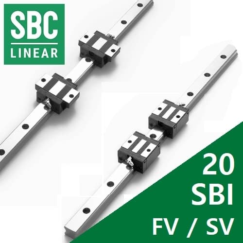 SBC Linear LM Guide: SBI20FV / SBI20SV / Rail selection