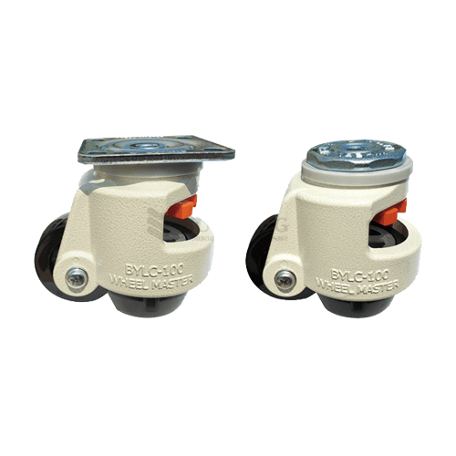 Casters for heavy loads/height-adjustable casters/ BYLC-100F, BYLC-100S